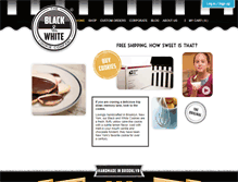 Tablet Screenshot of blackandwhitecookies.com